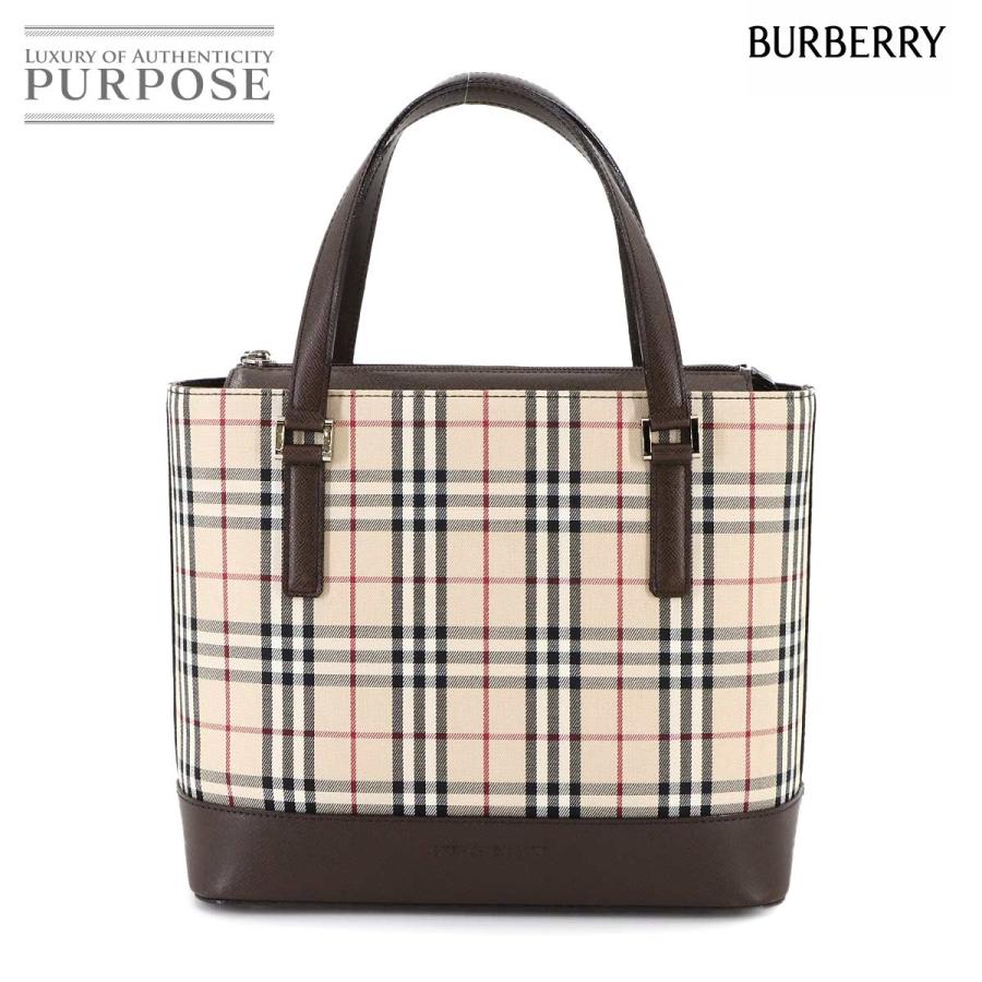BURBERRY 未使用 展示品 バーバリー ノバチェック ハンド バッグ