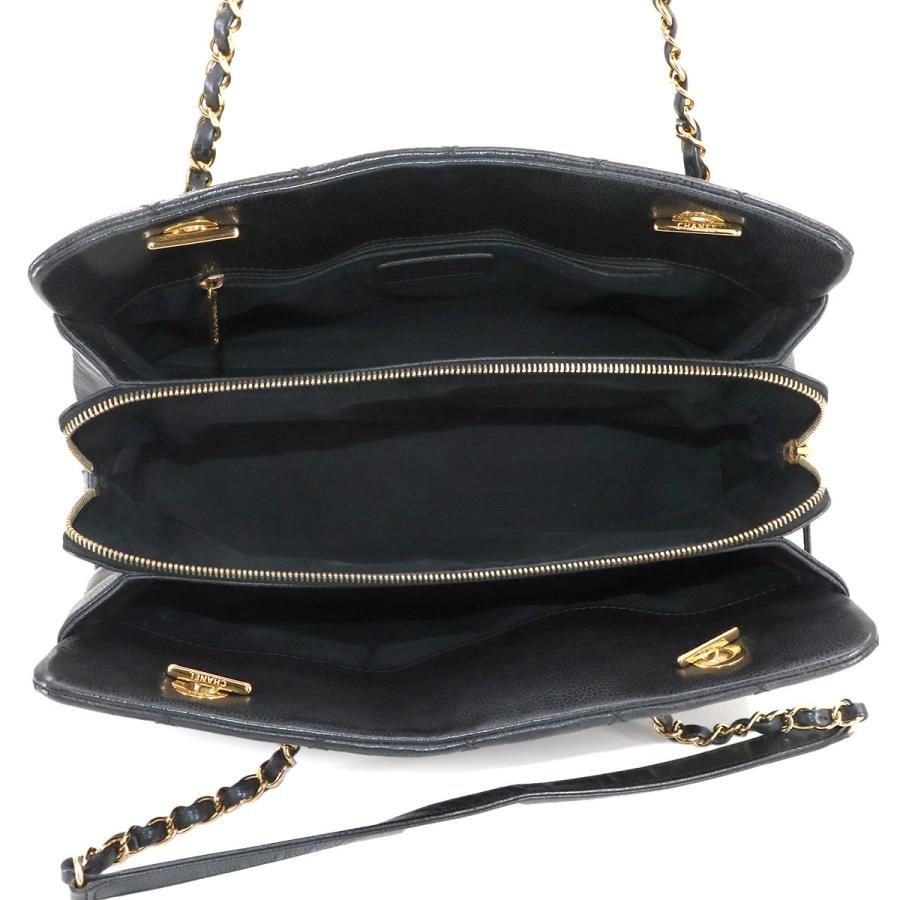 シャネル バッグ マトラッセ チェーン トート バッグ キャビアスキン ブラック A67294 レディース 90296221 【中古】ブランド CHANEL（シャネル） マトラッセ チェーン トート バッグ キャビア