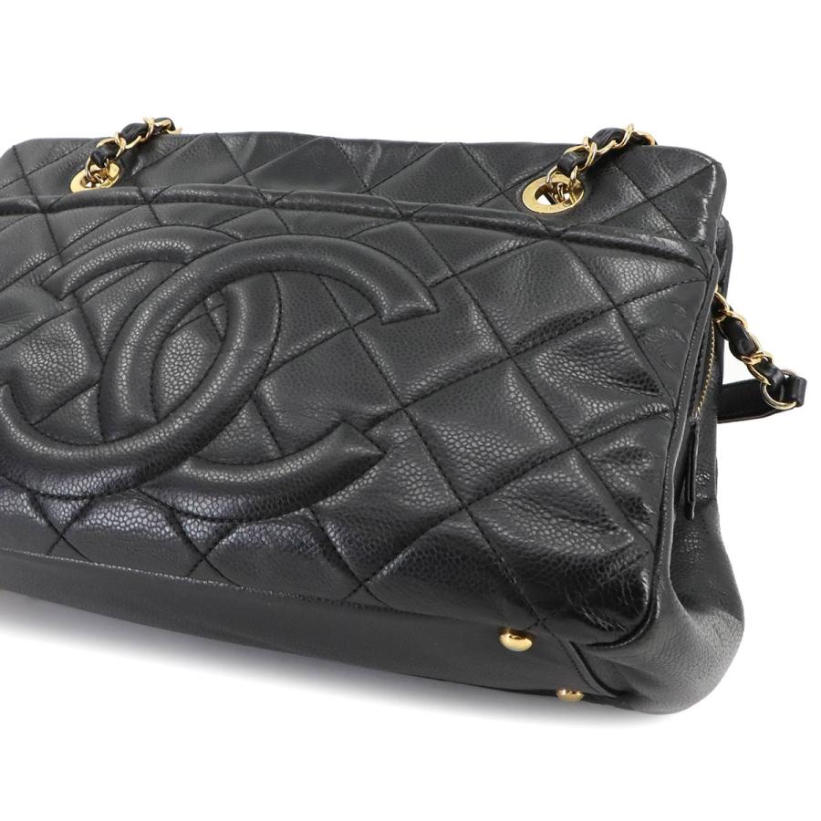 CHANEL（シャネル） マトラッセ チェーン トート バッグ キャビア