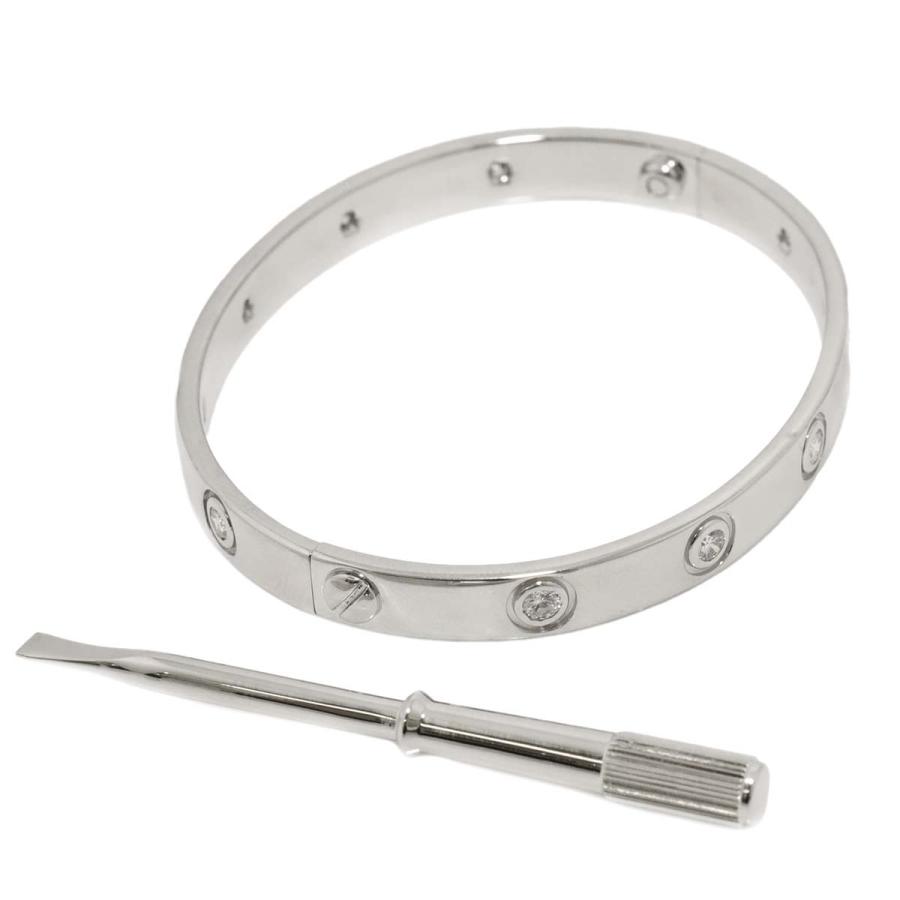 ラブブレスSM　WG カルティエ　16号　バングル カルティエ CARTIER ラブブレス SM ＃16 ドライバー付き バングル 18金