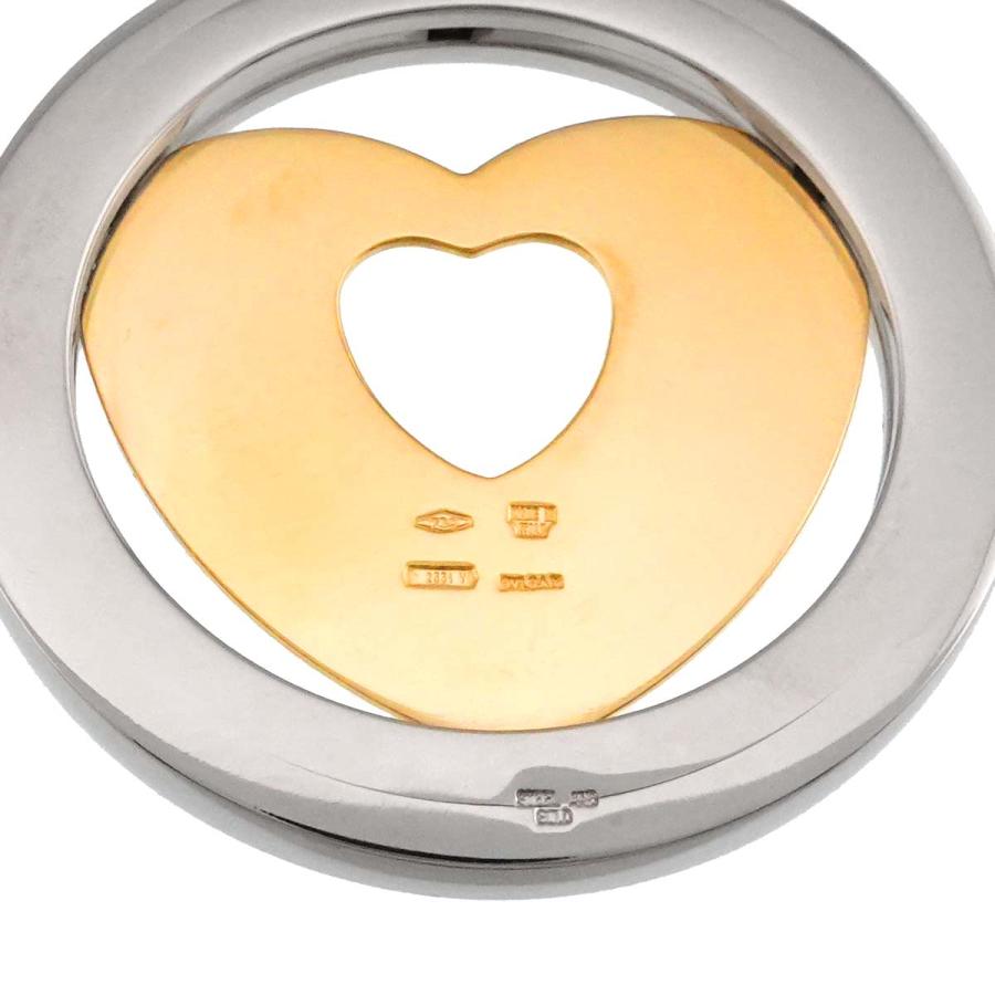 BVLGARI（ブルガリ） トンド ハート ネックレス 37cm K18 YG 750 SS