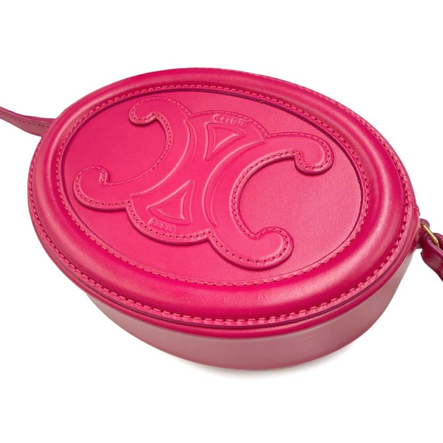 ⭐未使用に近い⭐セリーヌ レザー オーバルパース キュイル トリオンフ ポーチ ⭐未使用に近い⭐セリーヌ レザー オーバルパース キュイル トリオンフ