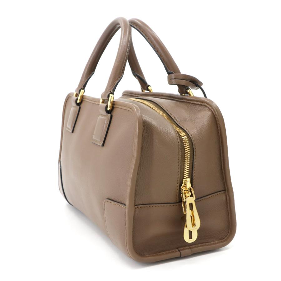 LOEWE（ロエベ） 美品 アマソナ 28 ハンド バッグ レザー ブラウン