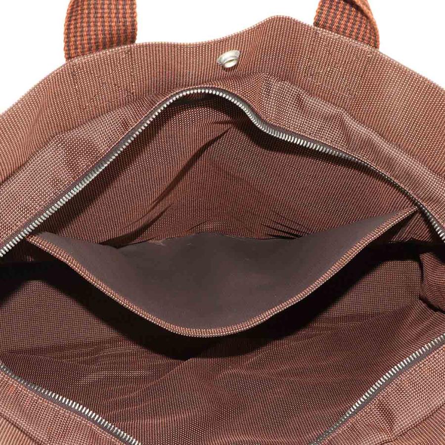 エルメス バッグ エールライン MM トート バッグ キャンバス ブラウン シルバー 金具 レディース メンズ 90297084 【中古】ブランド HERMES（エルメス） エールライン MM トート バッグ キャンバス