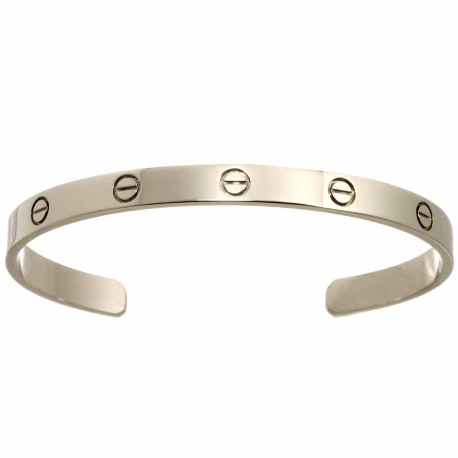 Cartier（カルティエ） ラブ ブレス #20 オープン K18 WG ホワイト
