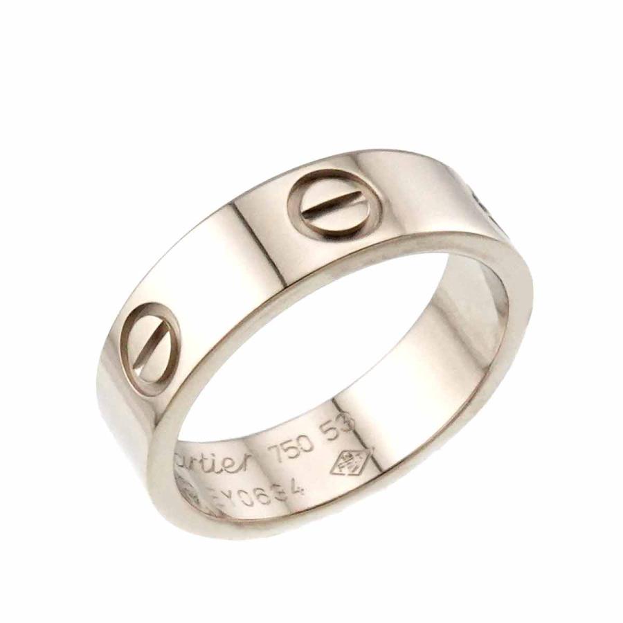 Cartier（カルティエ） ラブ #53 リング K18 WG ホワイトゴールド 750