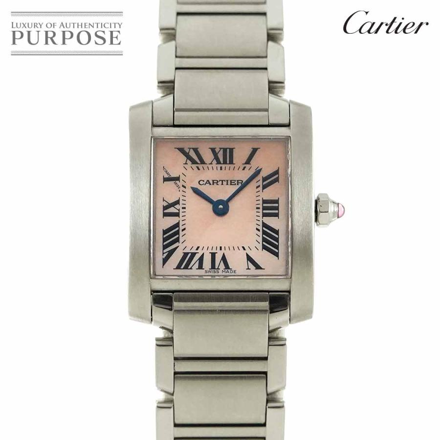 Cartier タンクフランセーズ SM 2コマ 純正 W51028Q3 Cartier（カルティエ） タンクフランセーズSM W51028Q3 レディース