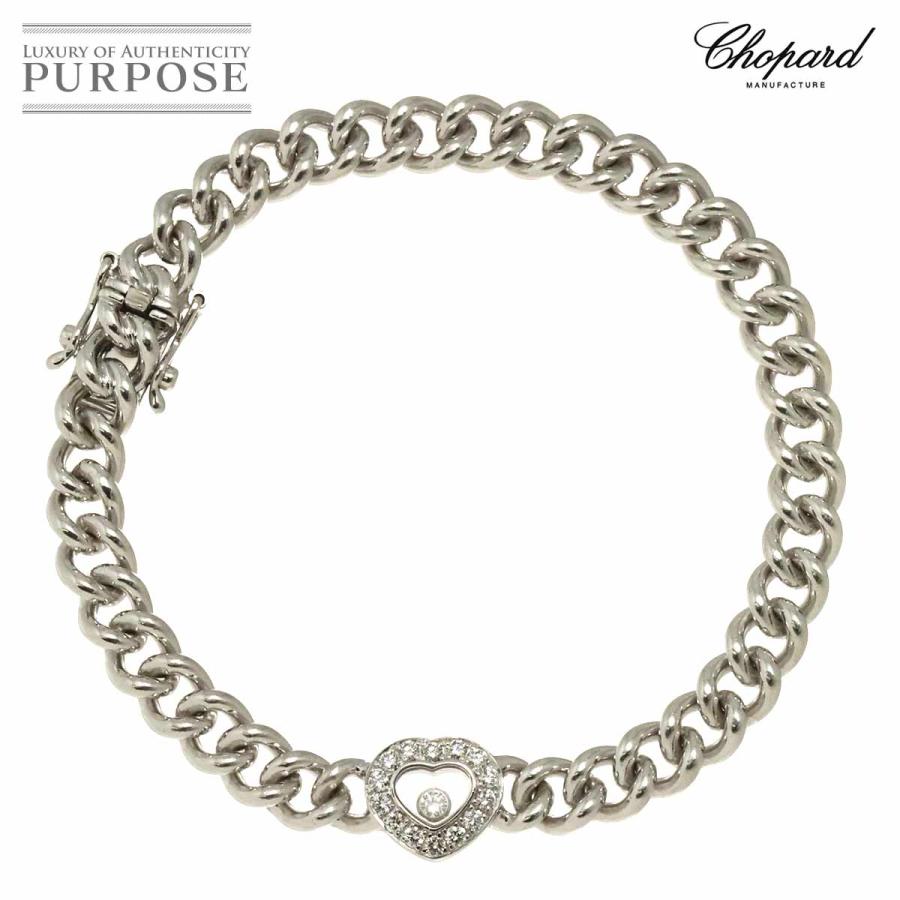 Chopard（ショパール） ハッピーハート ダイヤ ブレスレット 16cm K18