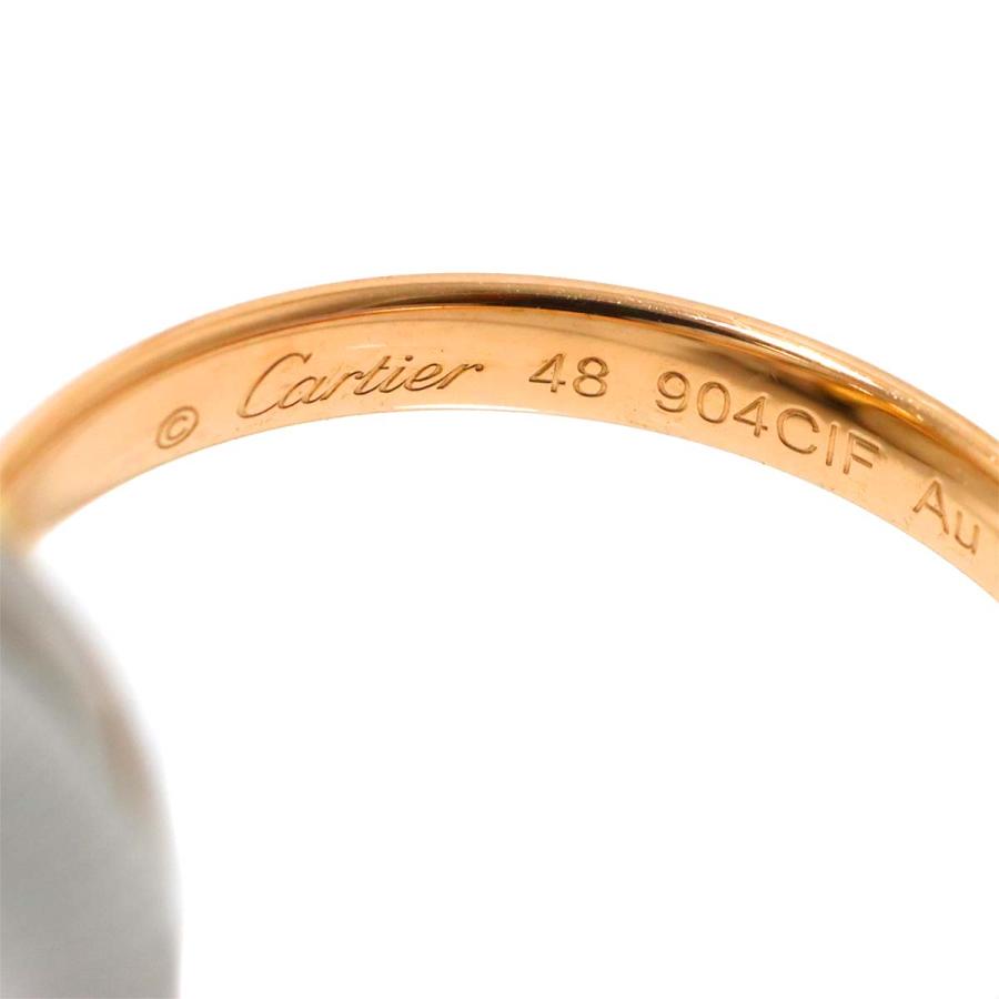 Cartier トリニティSM 48 Cartier カルティエ トリニティリング K18 3連リング サイズ48 Cartier