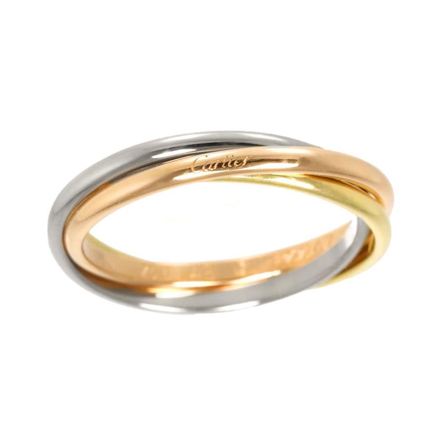 Cartier（カルティエ） トリニティ #48 K18 YG WG PG 3連 750 指輪