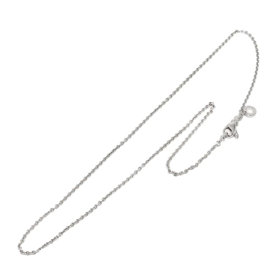BVLGARI（ブルガリ） チェーン ネックレス 41cm K18 WG ホワイト