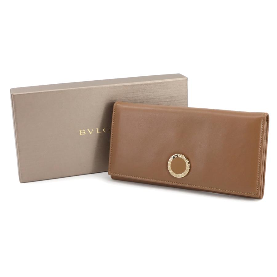 BVLGARI（ブルガリ） 新品同様 ブルガリブルガリ 二つ折り 長財布