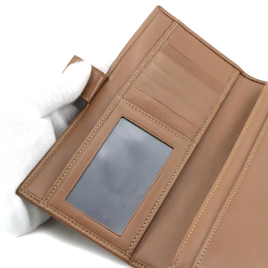 新品同様 ブルガリ 財布 ブルガリブルガリ 二つ折り 長財布 レザー ブラウン 33625 レディース 90297709 【中古】ブランド BVLGARI（ブルガリ） 新品同様 ブルガリブルガリ 二つ折り 長財布