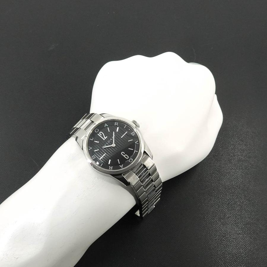 美品。BVLGARI ブルガリ ソロテンポ ST37 腕時計 BVLGARI（ブルガリ） ソロテンポ ST37S メンズ 腕時計 ブラック