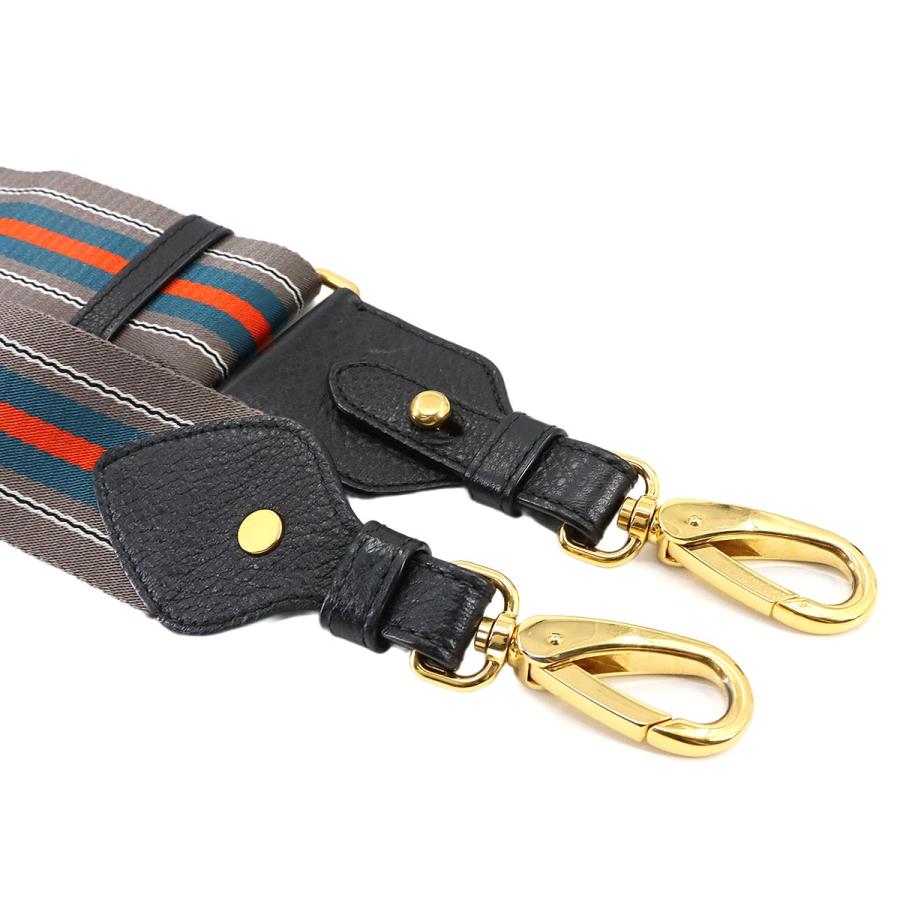 プラダショルダーストラップブラックゴールド金具レザーPRADA