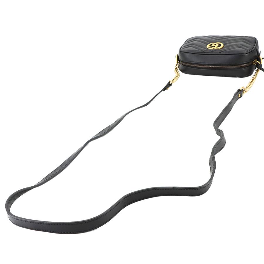 GUCCI グッチ GGマーモント キルティング ミニ チェーン ショルダー