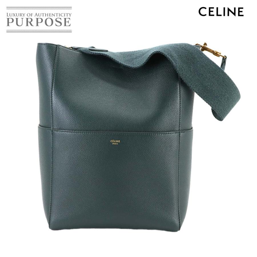 CELINE（セリーヌ） 新品同様 サングル バケット ショルダー バッグ