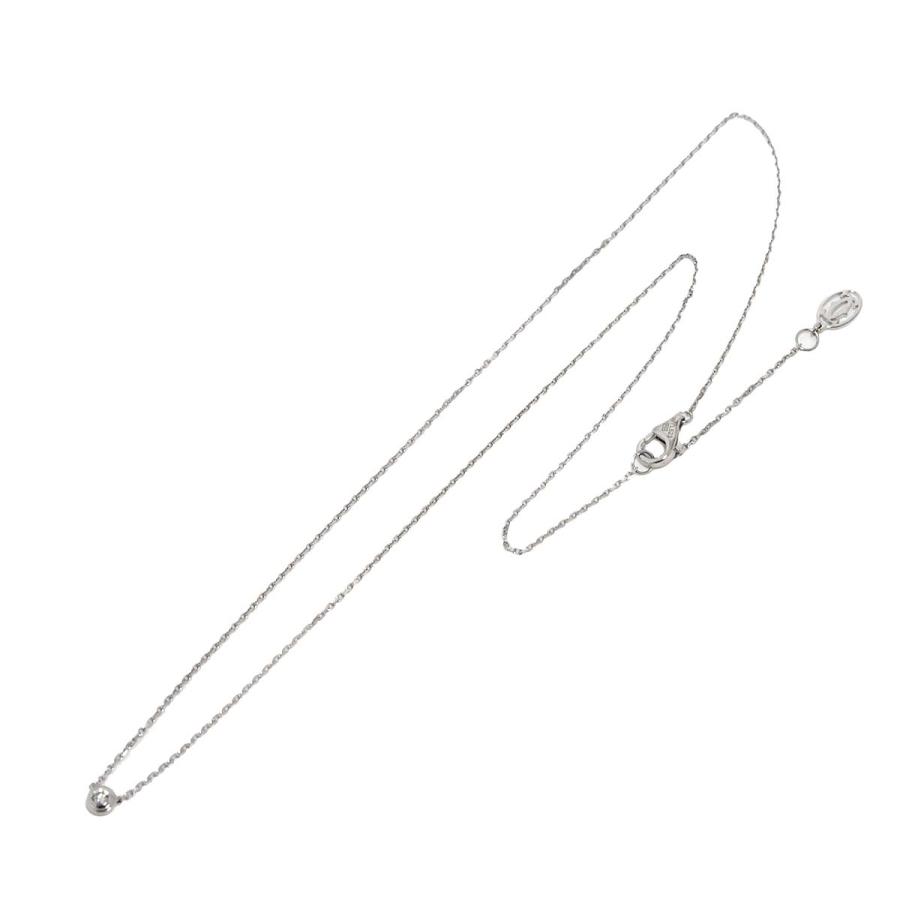 Cartier カルティエ ダムール ダイヤ ネックレス 41cm XS K18 WG 750  