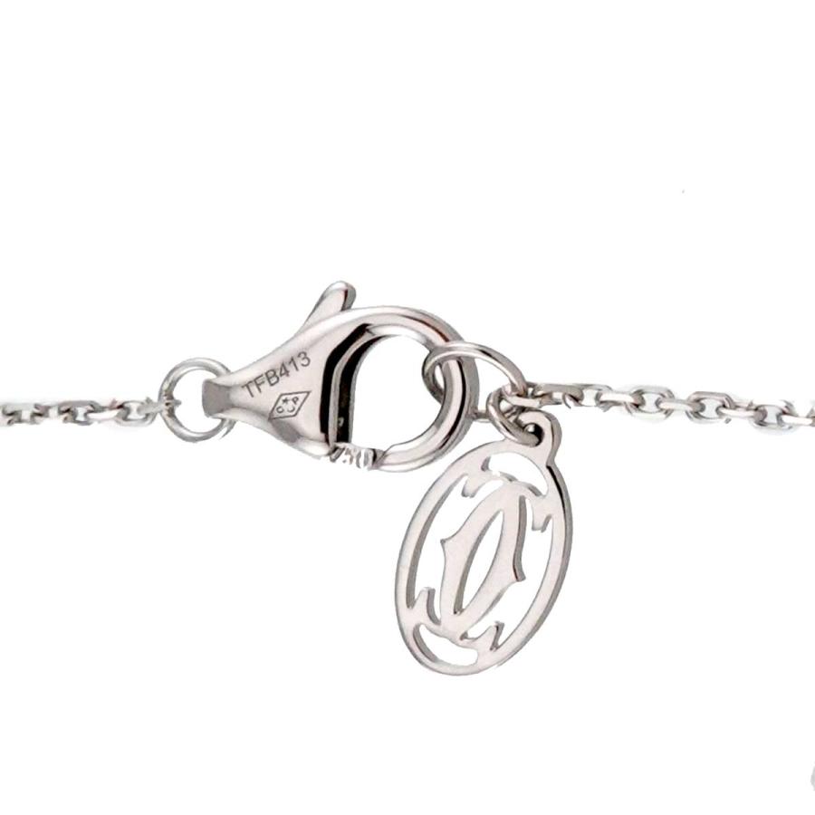 カルティエ Cartier ダムール ダイヤ ネックレス 41cm K18 WG 750  