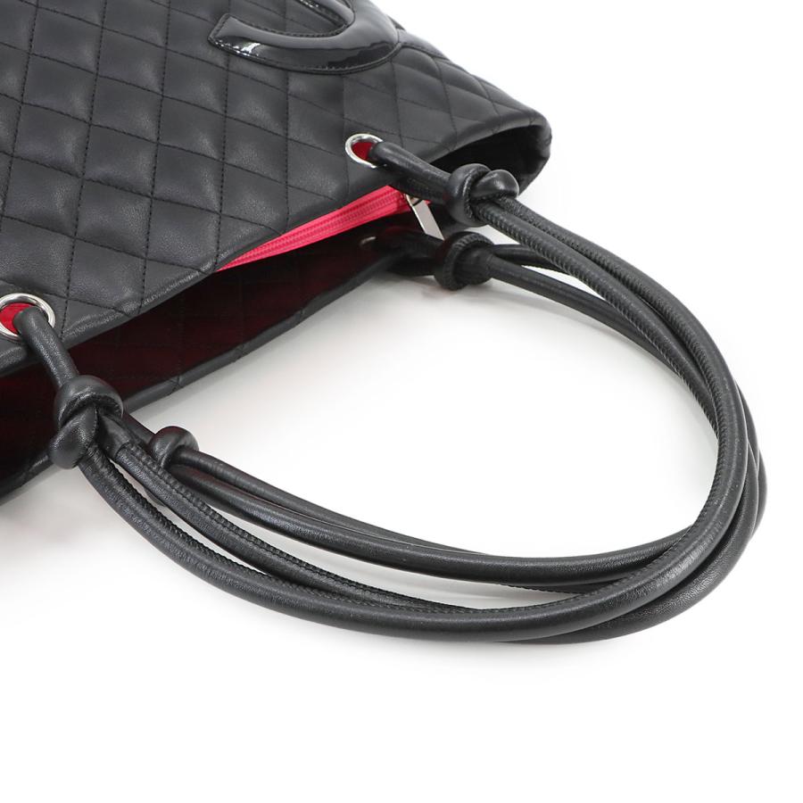 CHANEL（シャネル） 美品 カンボンライン ラージ トート バッグ レザー
