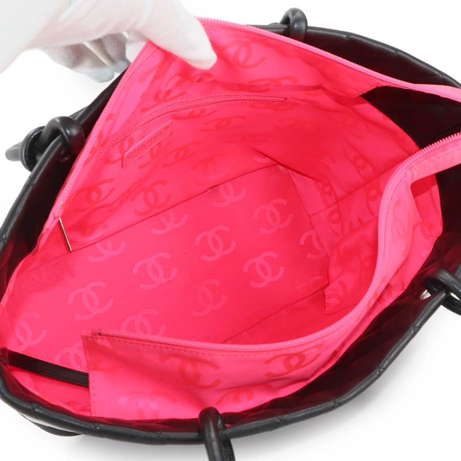 CHANEL（シャネル） 美品 カンボンライン ラージ トート バッグ レザー