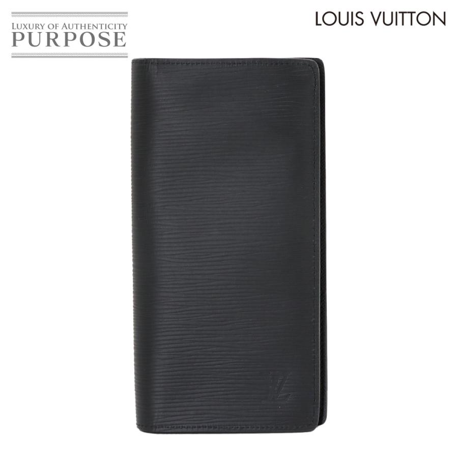 ルイヴィトン エピ ポルトフォイユ・ブラザ ノワール ブラック長財布