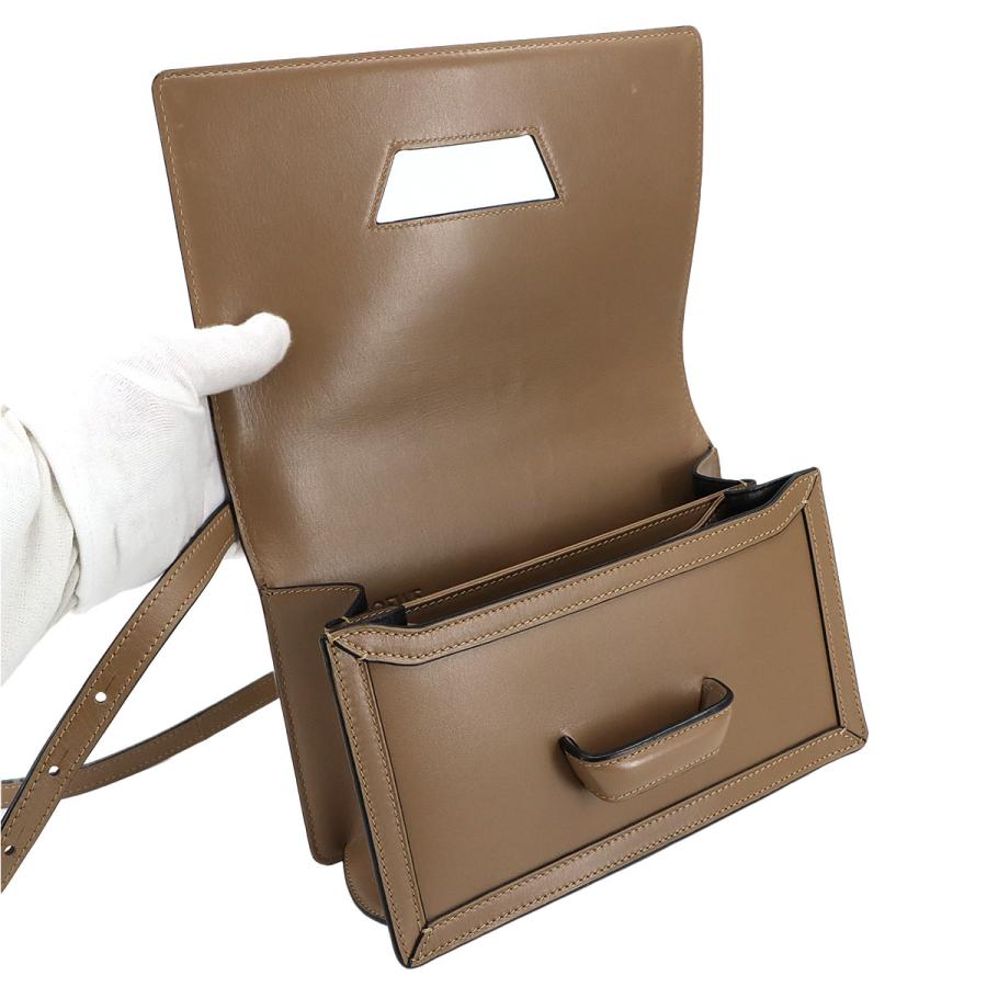 ロエベ バッグ バルセロナ ショルダー バッグ レザー ブラウン ゴールド 金具 レディース 90299245 【中古】ブランド LOEWE（ロエベ） バルセロナ ショルダー バッグ レザー ブラウン