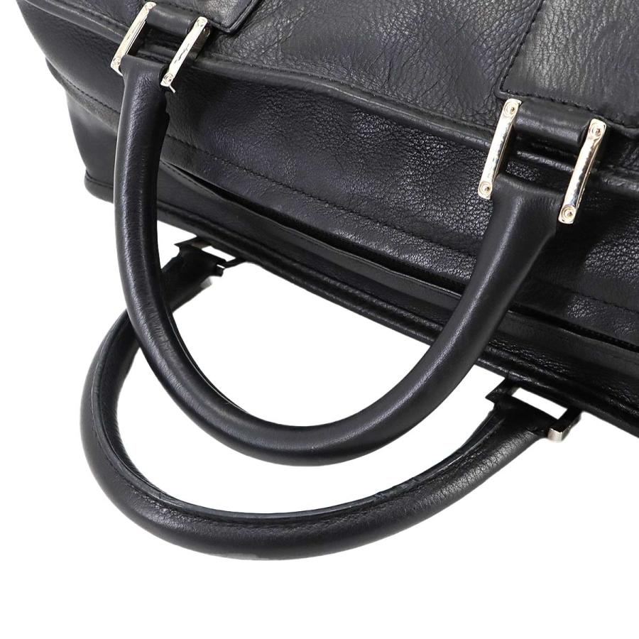 ロザーナ LOEWE ロエベ アマソナ36 ハンドバッグ レザー ブラック レディース