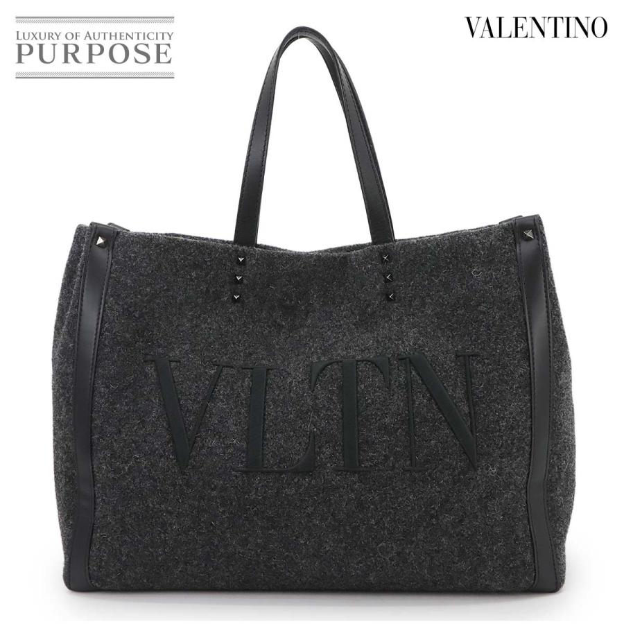 VALENTINO 美品 ヴァレンティノ ガラヴァーニ GARAVANI VLTN ロゴ