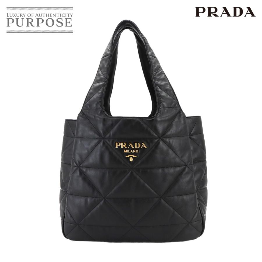 PRADA（プラダ） 未使用 展示品 トート バッグ ナッパ レザー ブラック