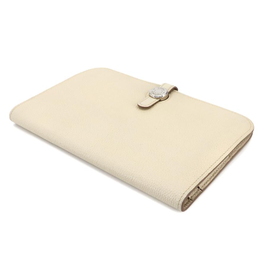 エルメス 財布 ドゴン GM 二つ折り 長財布 トゴ クレ X刻印 シルバー 金具 レディース 90299401 【中古】ブランド HERMES（エルメス） ドゴン GM 二つ折り 長財布 トゴ クレ X刻印