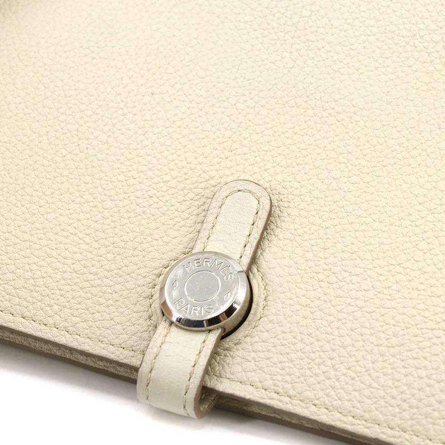 HERMES（エルメス） ドゴン GM 二つ折り 長財布 トゴ クレ X刻印