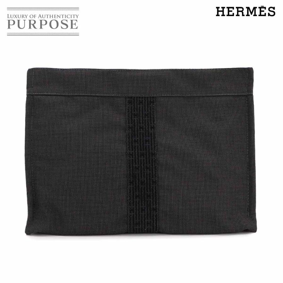 エルメス　HERMES エールバッグ　クラッチ　ポーチ HERMES（エルメス） 新品同様 エールライン ポーチ MM クラッチ バッグ