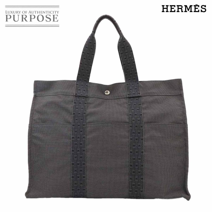 HERMES（エルメス） 美品 エールライン トート GM バッグ キャンバス