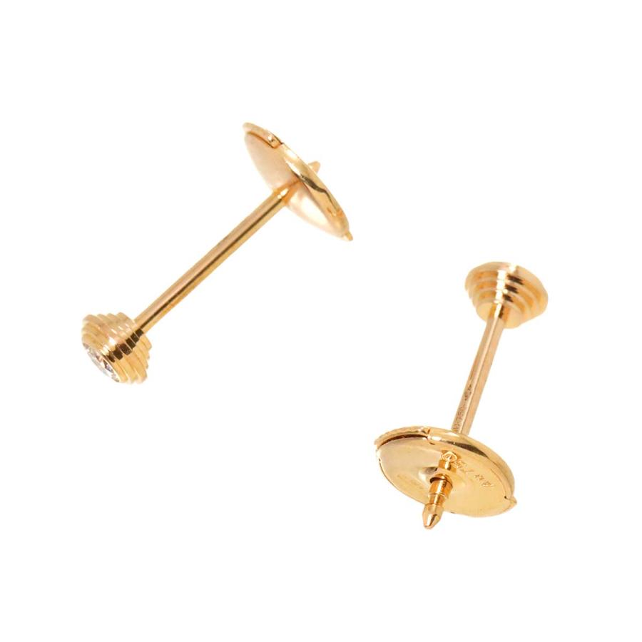 Cartier（カルティエ） ダムール ピアス XS ダイヤ K18 PG 750