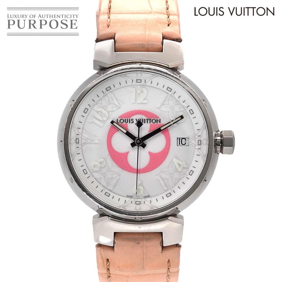 ルイ ヴィトン LOUIS VUITTON タンブール QA008 レディース 腕時計 日本限定 ホワイト クォーツ ウォッチ Tambour 90300144 LOUIS VUITTON（ルイ・ヴィトン） ルイ ヴィトン タンブール QA008