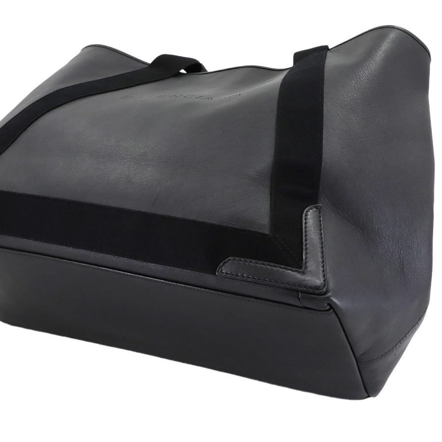 BALENCIAGA（バレンシアガ） ネイビー カバ M トート バッグ レザー