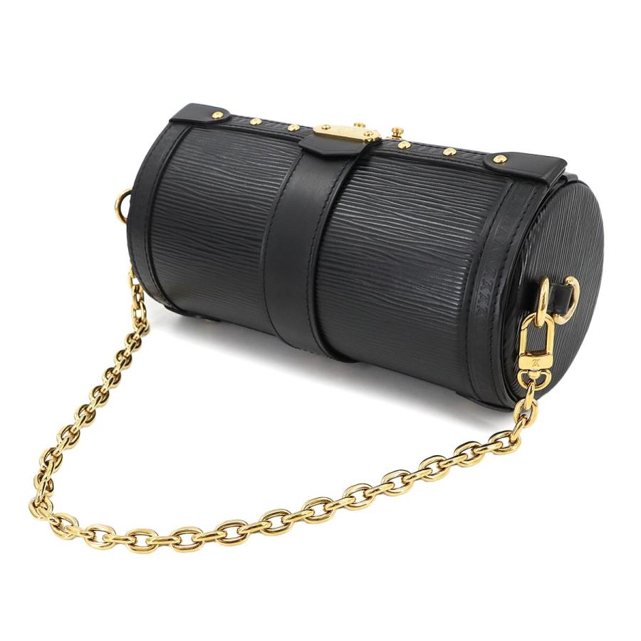 新品同様 ルイ ヴィトン LOUIS VUITTON エピ パピヨン トランク ショルダー バッグ レザー ノワール M58655 RFID Papillon Trunk 90300628_4