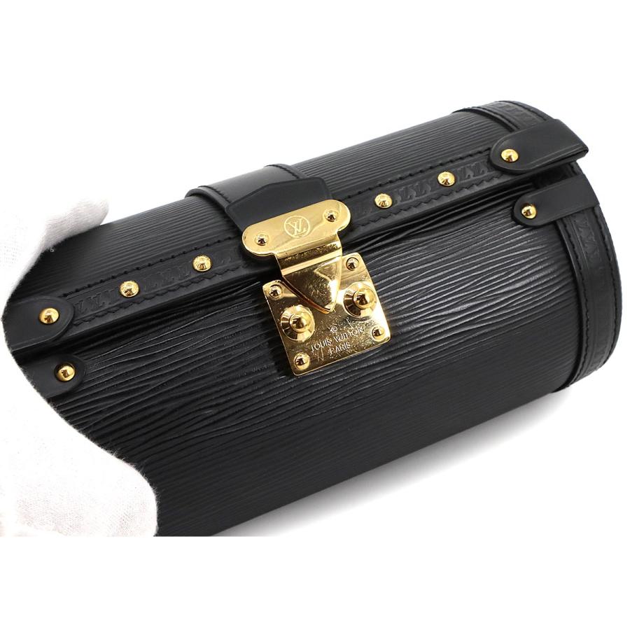 新品同様 ルイ ヴィトン LOUIS VUITTON エピ パピヨン トランク ショルダー バッグ レザー ノワール M58655 RFID Papillon Trunk 90300628_7