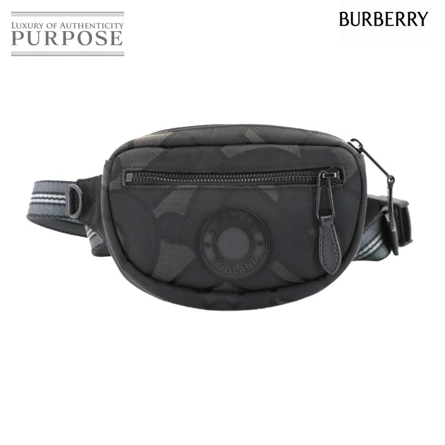 新品同様 バーバリー バッグ ボディ バッグ ウエストポーチ ポリエステル ブラック レディース メンズ 90300632 【中古】ブランド BURBERRY（バーバリー） 新品同様 ボディ バッグ ウエストポーチ