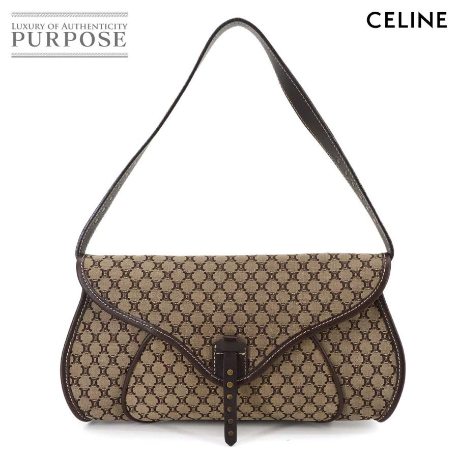 CELINE（セリーヌ） マカダム ワンショルダー バッグ キャンバス