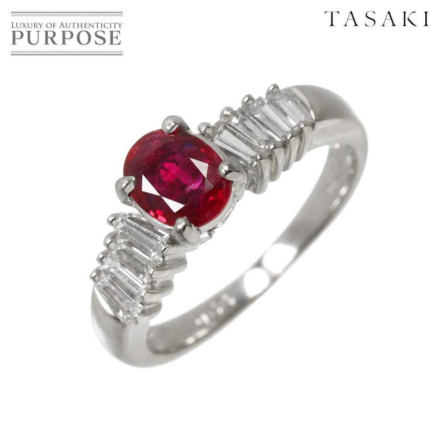 TASAKI（タサキ） TASAKI 10号 リング ルビー 0.68ct ダイヤ 0.46ct Pt 