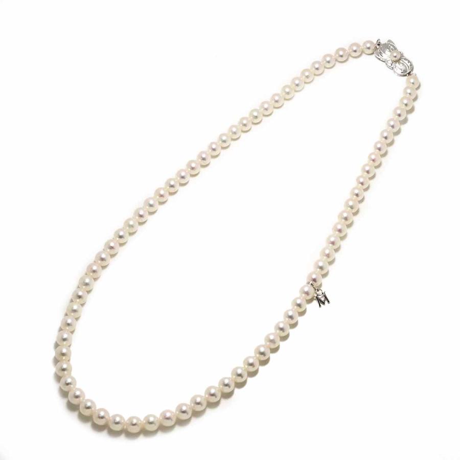 【未使用品級】✨MIKIMOTO ミキモト アコヤパール　ネックレス MIKIMOTO（ミキモト） アコヤ真珠 5.9-5.5mm ネックレス 41cm SV