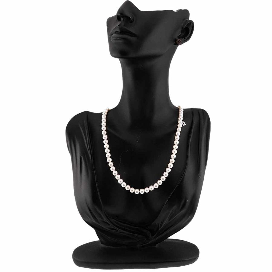 【未使用品級】✨MIKIMOTO ミキモト アコヤパール　ネックレス MIKIMOTO（ミキモト） アコヤ真珠 5.9-5.5mm ネックレス 41cm SV