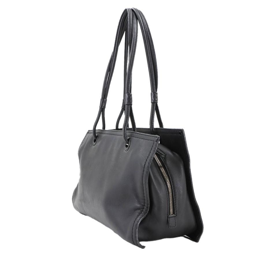 LOEWE（ロエベ） ショッパー トート バッグ レザー ブラック スタッズ