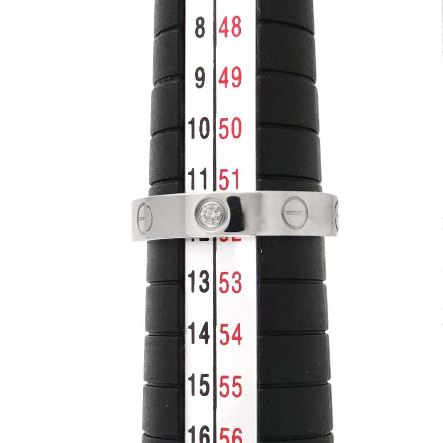 Cartier（カルティエ） ミニラブ #52 ダイヤ 1P リング K18 WG
