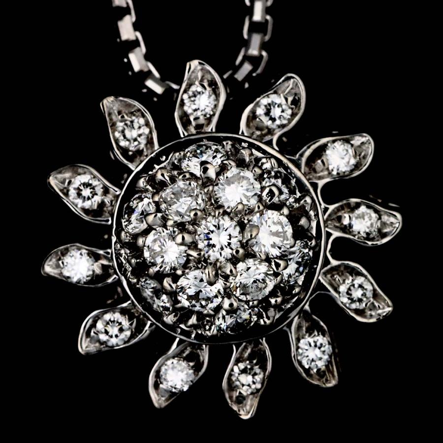 DAMIANI（ダミアーニ） ダイヤ ネックレス 43cm K18 WG ホワイト 