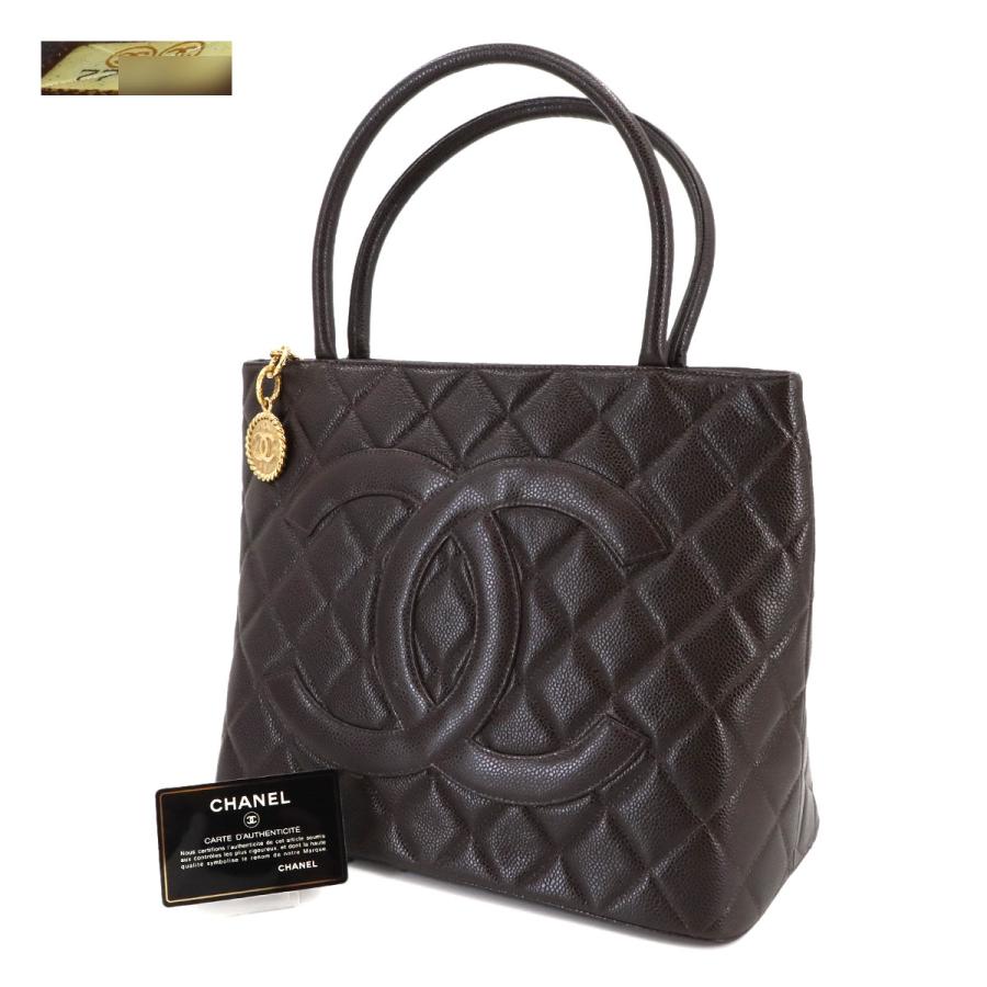 CHANEL（シャネル） 新品同様 復刻トート バッグ キャビアスキン