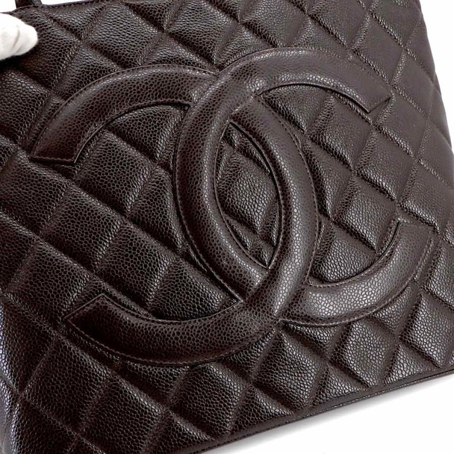 CHANEL（シャネル） 新品同様 復刻トート バッグ キャビアスキン