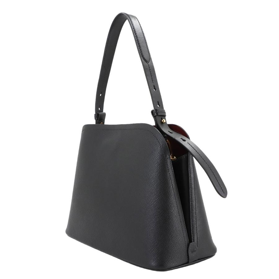 未使用 展示品 プラダ バッグ マチネ 2way ショルダー バッグ サフィアーノレザー ネロ 1BA251 レディース 90301424 【中古】ブランド PRADA（プラダ） 未使用 展示品 マチネ 2way ショルダー バッグ